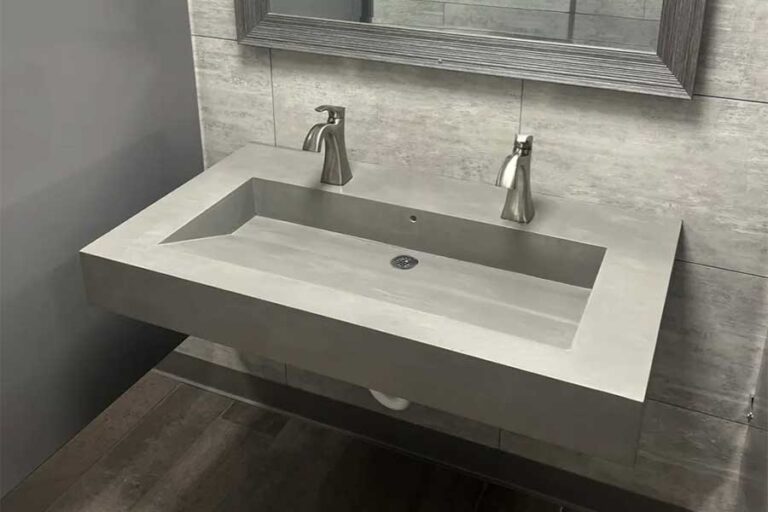 Portfolio 71 Trough Sink made of Corian® Solid Surface