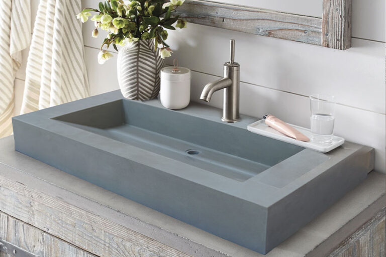 Portfolio 71 Trough Sink made of Corian® Solid Surface